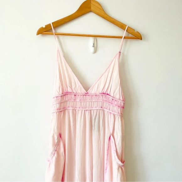 Urban Outfitters UO Out From Under Hollis Jumpsuit Pink Tie Dye NWT Size Medium - Picture 6 of 10
